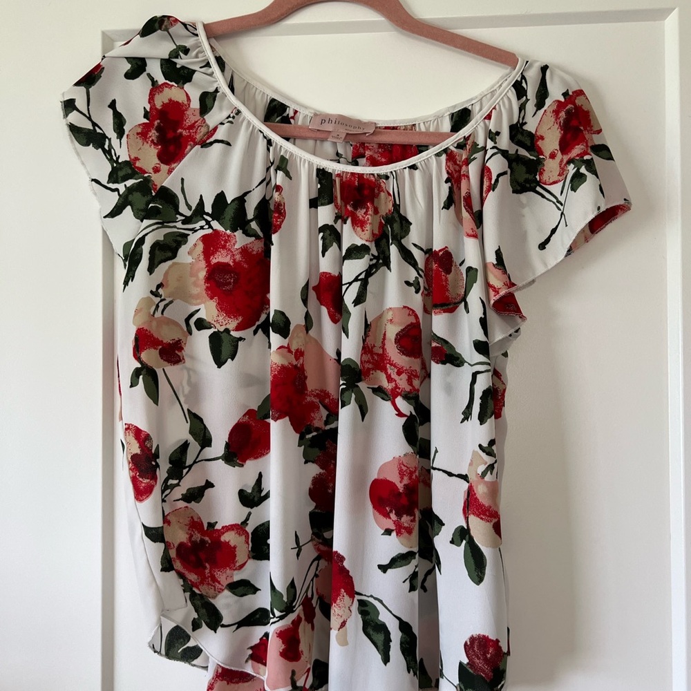 Floral Print Women's Top